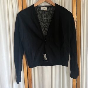 Vintage Pam steward Cropped Cardigan